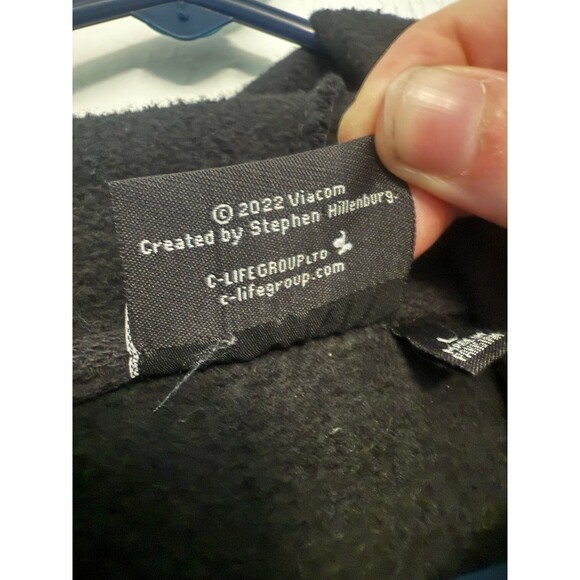 Nickelodeon SpongeBob SquarePants Hoodie Mens Large Skeleton Graphic Pullover - Picture 3 of 7